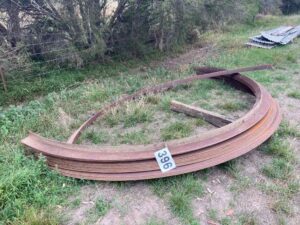 Angle Iron 5"x3"x 19'6" long bent into a "U" x 15