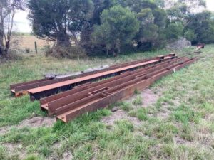 Steel H Section 12" x 12" x 12M long x 4 Pieces