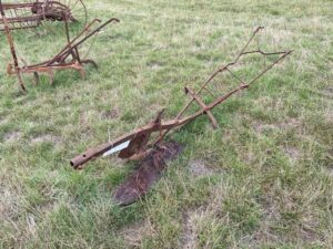 Horse drawn plough