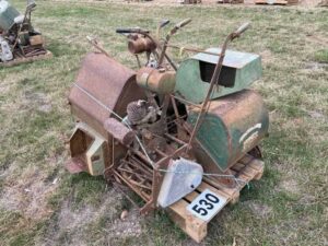 Vintage Mowers x 3 and catchers