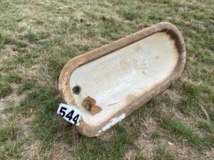 Cast Iron Bath & two claw feet