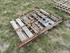 Assorted Cast Iron bed parts