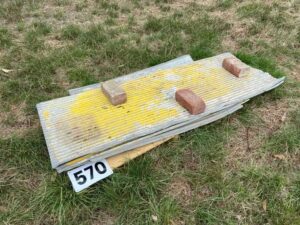 5 Sheets of ripple iron - 2 x 4' & 3 x 6' approx.