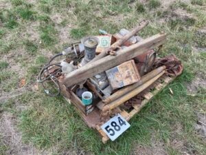 Sundry items incl. Tins & Wooden Rollers