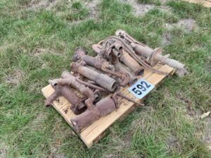 10 x Old hand water pumps