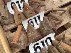 5 x Cast Clothes Irons