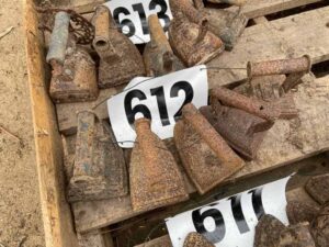 5 x Cast Clothes Irons