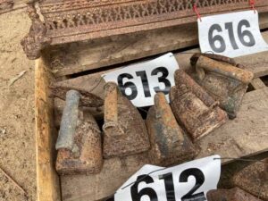 5 x Cast Clothes Irons