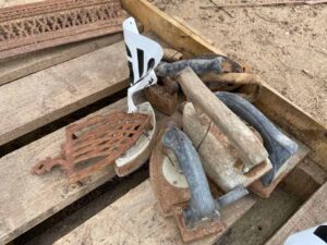 6 x Old Clothes Irons