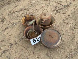 Assorted Cast Iron Utensils