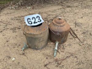 2 x Cast iron Hot water Boilers