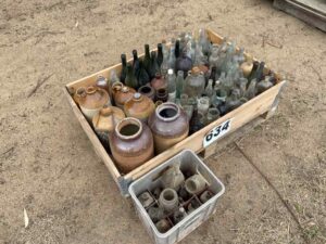 Approx. 100 Bottles & 14 Earthenware Jugs