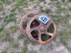 Cast Steel Wheel x 2