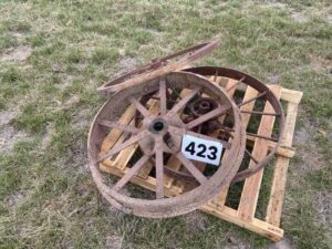 Assorted Steel Wheels x 3