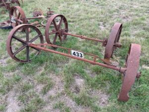 Pair of wheels and axles